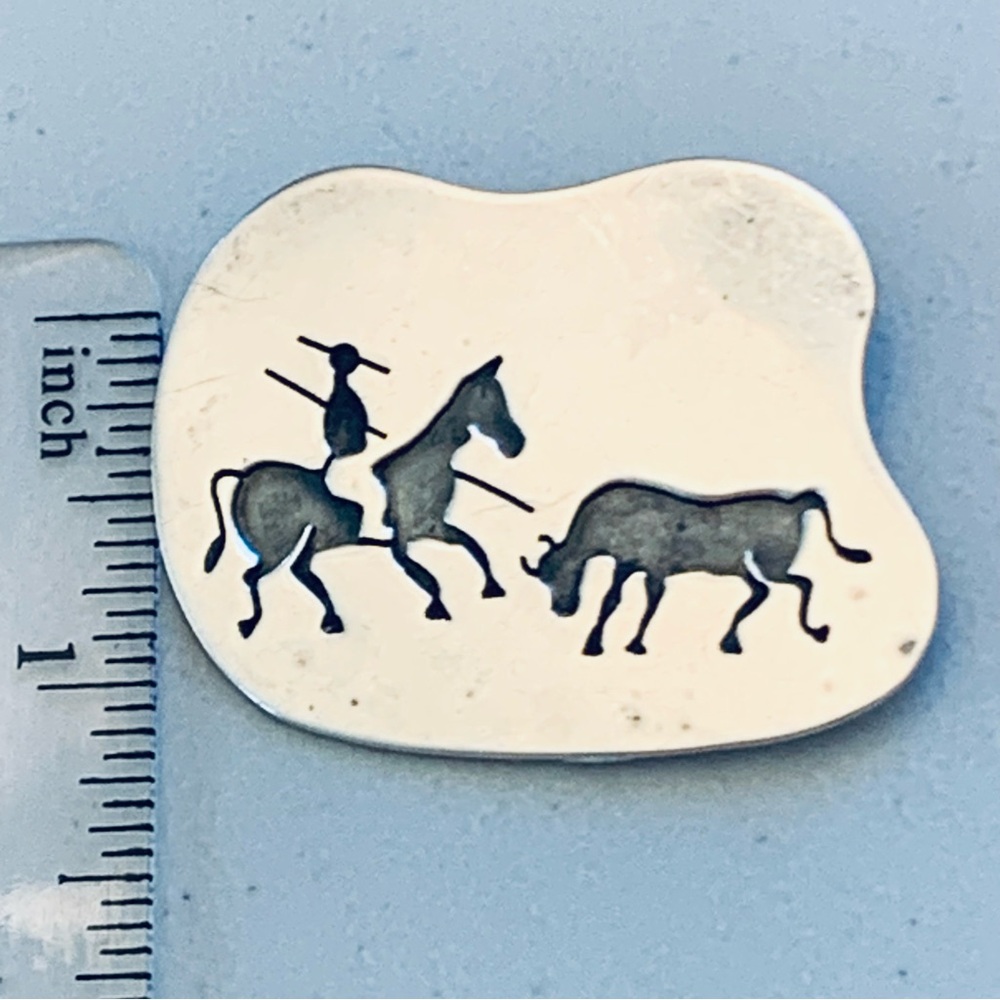 VTG Sterling Silver 925 brooch ''Don Kihot''